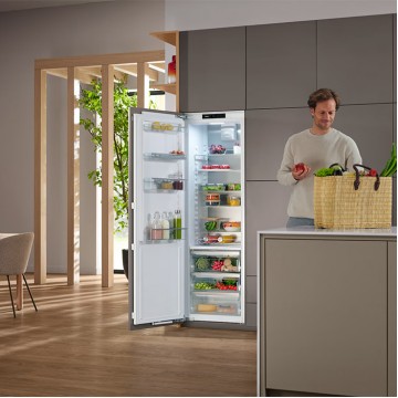 Miele Εντοιχιζόμενο Ψυγείο Συντήρησης 294lt Υ177.2xΠ56xΒ55εκ. Λευκό K 7747 D